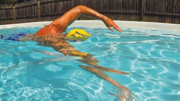 front crawl technique arm position demonstration