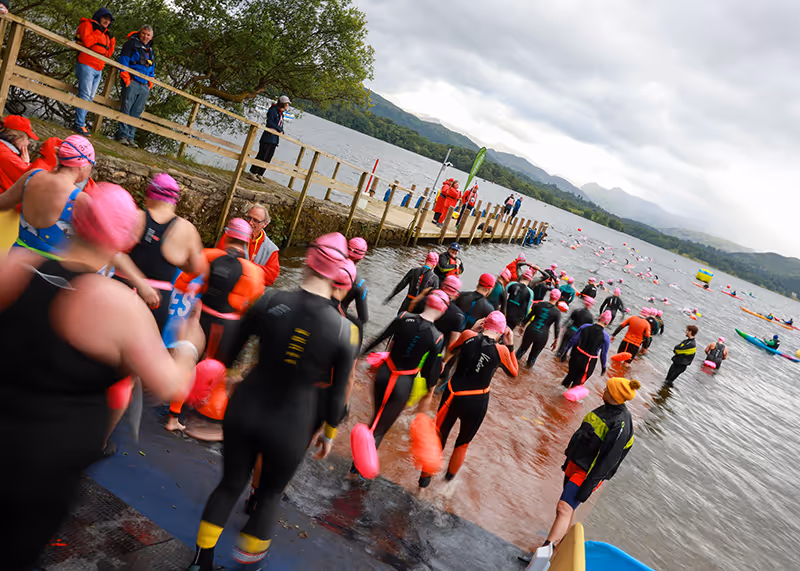 Thousands Complete the Uk's Biggest Open Water Swim